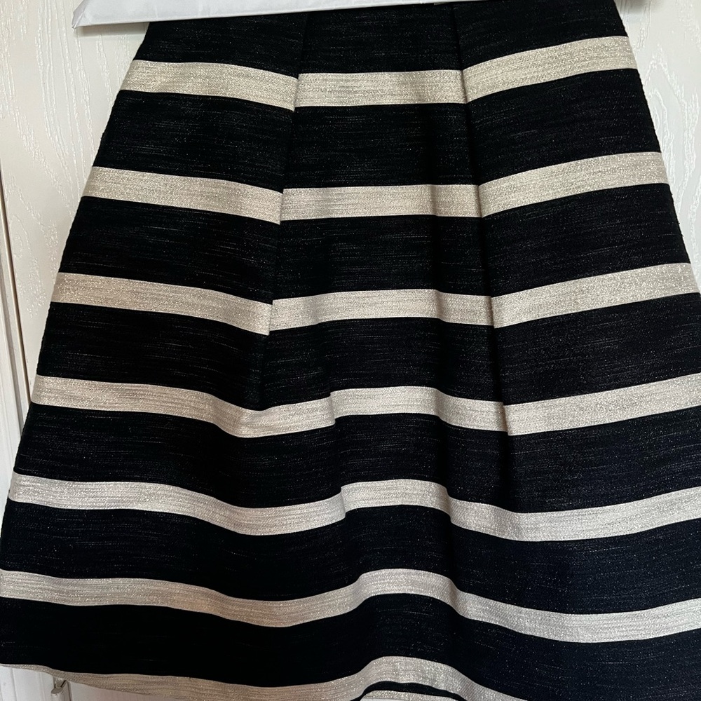 Hutch Black and White Mini A-Line Skirt